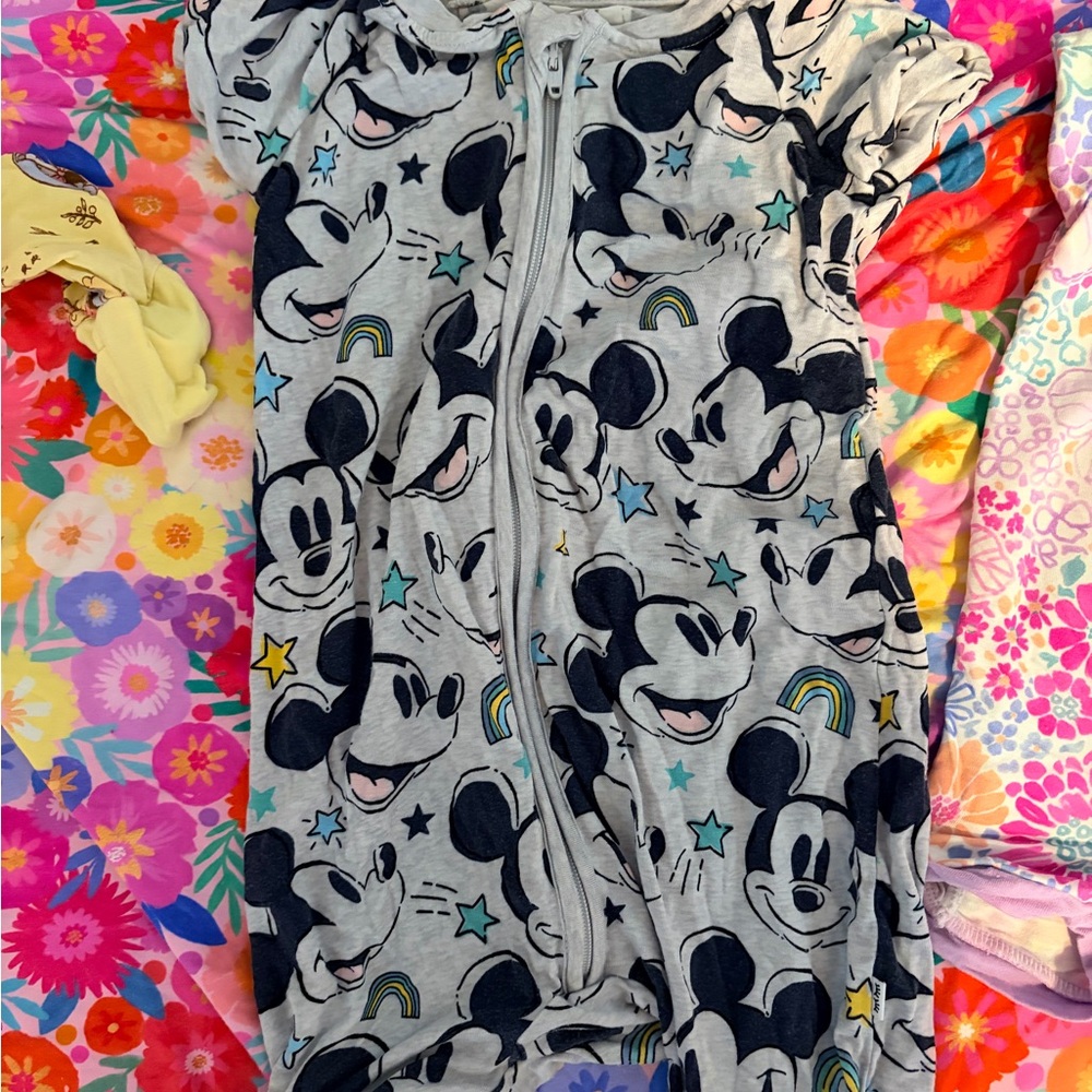 Little Sleepies Gray and Black Kids Pajamas